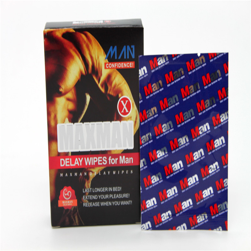 MAXMAN delay wipes Sex wipes Disinfection